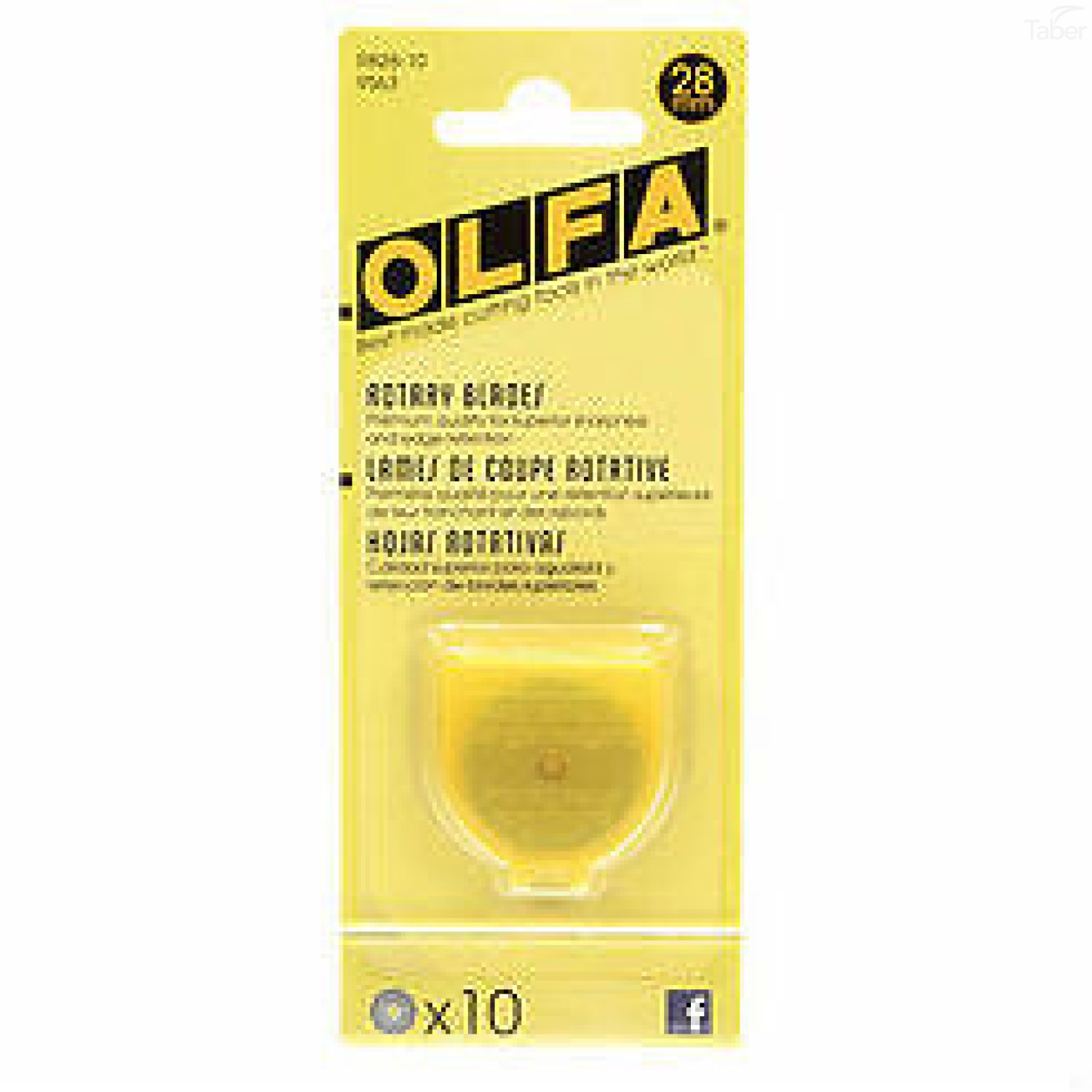 OLFA 28mm Rotary Blade Refill 10 per Package Standart 
