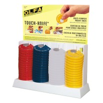 Olfa TK-4/60 Touch Knife Counter Display, 60pc. 
