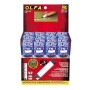 Olfa CTN-1/40W Carton Cutter display - White - 40 Carton Cutters 