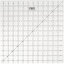 Olfa QR-12S 12 1/2" Square Acrylic Ruler Non-Slip, Frosted 